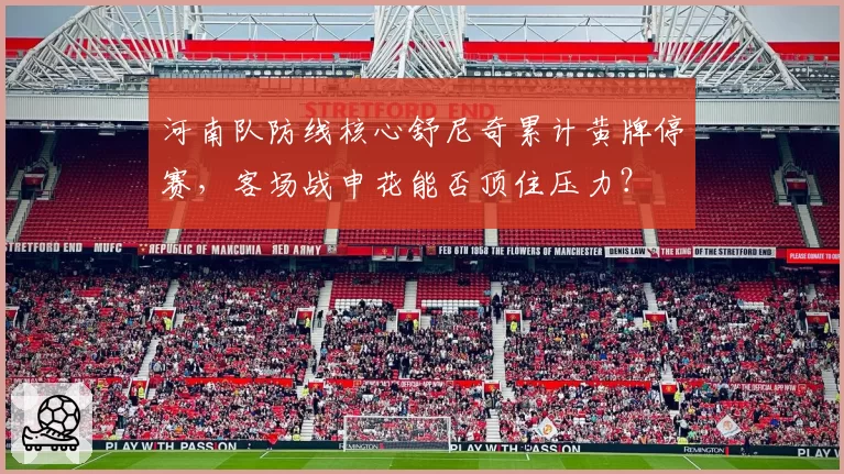 河南队防线核心舒尼奇累计黄牌停赛，客场战申花能否顶住压力？